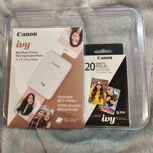 Canon ivy mini photo printer pink